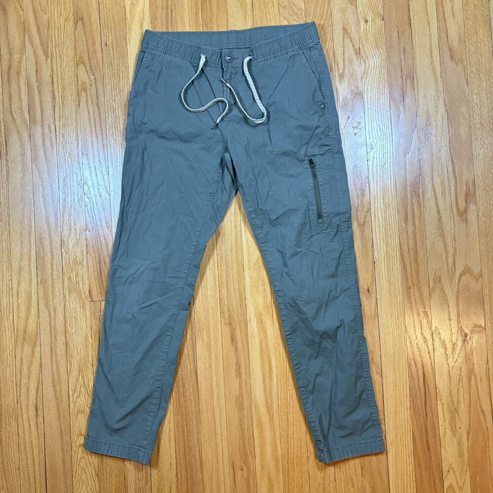 Vuori Women’s Medium Ripstop Pants Womens Green Drawstring Pants Style VW401